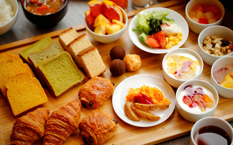 Bonne Récolte breakfast hall at Hotel Monte Hermana Fukuoka