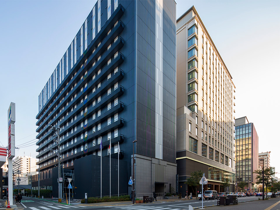 Hotel Monte Hermana Fukuoka exterior on Watanabe-dori, Chuo-ku