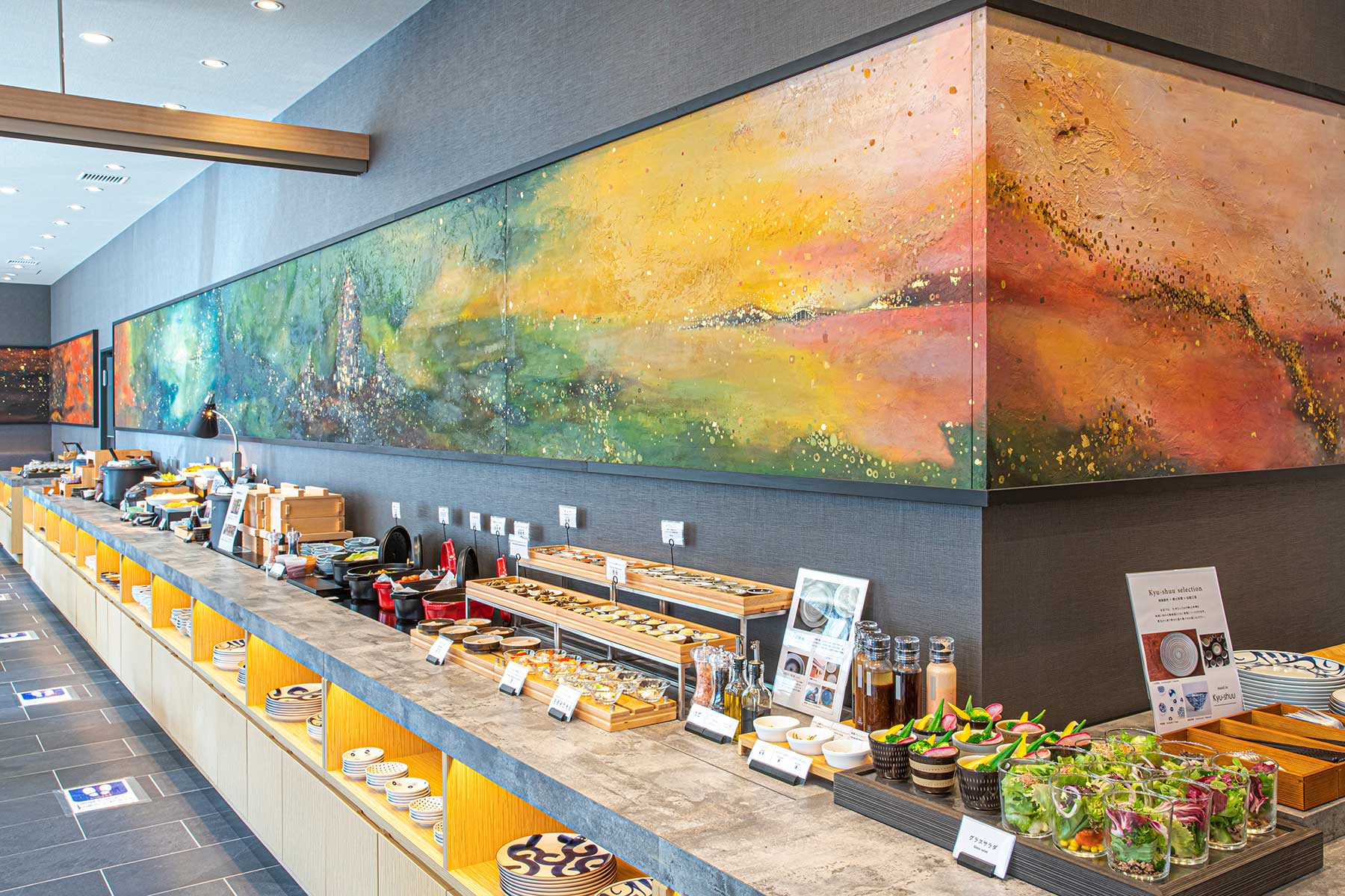 Morning breakfast buffet with Hakata local dishes at Hotel Torifito Hakata Gion