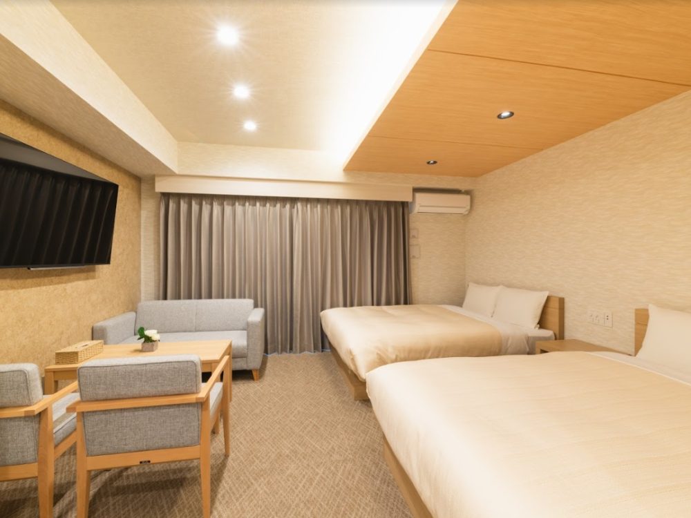 Type A apartment room — 32 m² for up to 4 guests