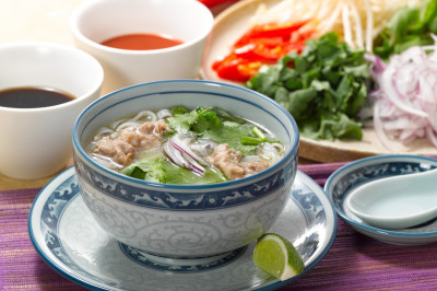 Royal Garden Cafe breakfast spread featuring Kuhara Shoyu Hakata dishes