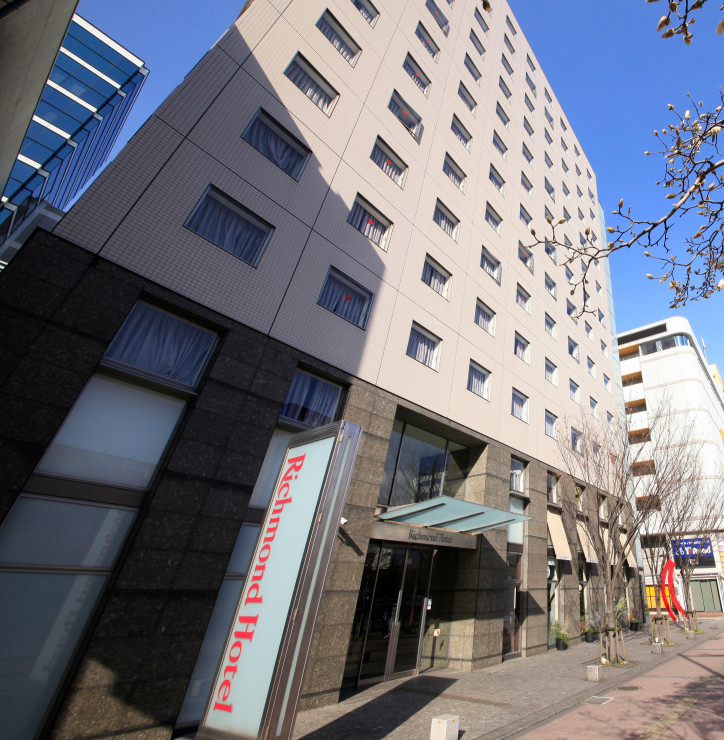 Richmond Hotel Fukuoka Tenjin exterior on Watanabe-dori, Chuo-ku